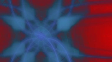 Fantezi kaotik renkli fraktal desen. Soyut Fraktal şekiller. 3D render resimde arka plan veya duvar kağıdı