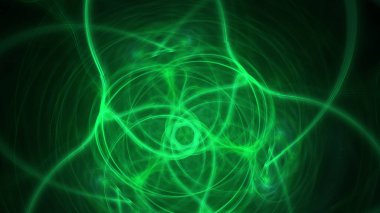 Fantezi kaotik renkli fraktal desen. Soyut Fraktal şekiller. 3D render resimde arka plan veya duvar kağıdı