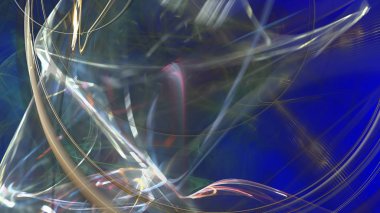 Fantezi kaotik renkli fraktal desen. Soyut Fraktal şekiller. 3D render resimde arka plan veya duvar kağıdı