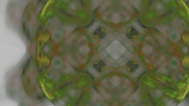 Fantezi kaotik renkli fraktal desen. Soyut Fraktal şekiller. 3D render resimde arka plan veya duvar kağıdı