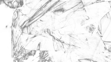 Fantezi kaotik renkli fraktal desen. Soyut Fraktal şekiller. 3D render resimde arka plan veya duvar kağıdı