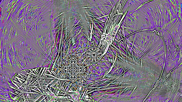 Fantezie haotic model fractal colorat. Forme fractale abstracte. Redare 3D ilustrare fundal sau tapet — Fotografie, imagine de stoc