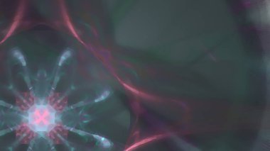 Fantezi kaotik renkli fraktal desen. Soyut Fraktal şekiller. 3D render resimde arka plan veya duvar kağıdı