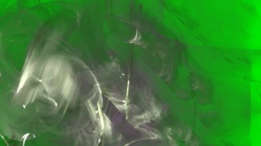 Fantezi kaotik renkli fraktal desen. Soyut Fraktal şekiller. 3D render resimde arka plan veya duvar kağıdı