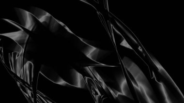 Fantezi kaotik renkli fraktal desen. Soyut Fraktal şekiller. 3D render resimde arka plan veya duvar kağıdı