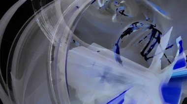 Fantezi kaotik renkli fraktal desen. Soyut Fraktal şekiller. 3D render resimde arka plan veya duvar kağıdı