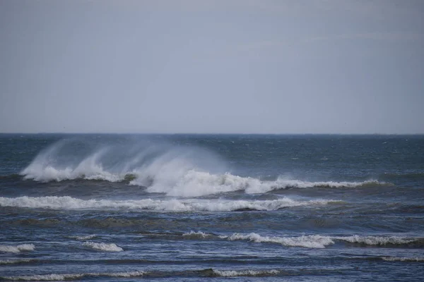 Ondas Mar Okhotsk — Fotografia de Stock