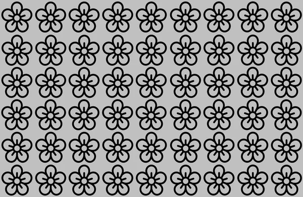 Gri arka plan ile çiçek deseni. Yaprakları tasarım açık arka planda yayıldı. Kullanım makaleleri, baskı, Illustration, arka plan, Web sitesi, işletmeler, sunumlar, ürün promosyonlar.