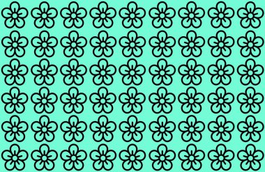 Mavi arkaplanlı çiçek deseni. Taç yaprak tasarımı temiz bir arkaplana yayılmış. Yazı, Yazdırma, İllüstrasyon, arka plan, web sitesi, işletmeler, sunumlar, Prodüksiyon.