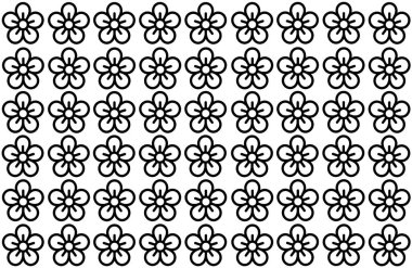 Beyaz Arka Planlı Çiçek Deseni. Yaprakları Tasarım net arka plan üzerinde yayıldı. Kullanım Makaleler, Baskı, İllüstrasyon, arka plan, web sitesi, işletmeler, sunumlar, Ürün Promosyonları.