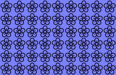 Mavi arkaplanlı çiçek deseni. Taç yaprak tasarımı temiz bir arkaplana yayılmış. Makaleler, Baskı, İllüstrasyon, özgeçmiş, web sitesi, işletmeler, sunumlar, Prodüksiyon. 3VJ