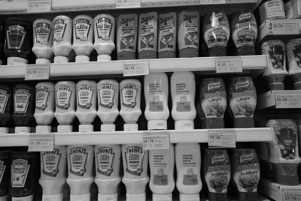 Dubai Uae Diciembre 2019 Imagen Blanco Negro Variedad Heinz Knorr — Foto de Stock