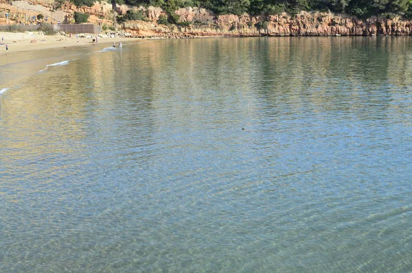 Costa Rochosa Com Uma Cor Turquesa Brilhante Mar Mediterrâneo Espanha — Fotografia de Stock