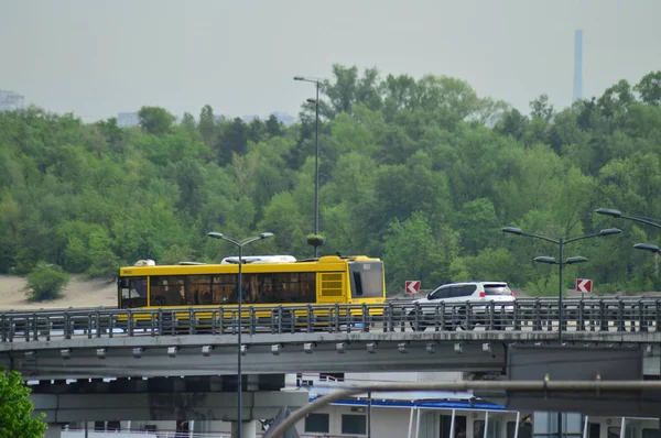 Kiev Ukrajna Ukrajna 2019 Kijevi Közlekedés Városi Élet — Stock Fotó