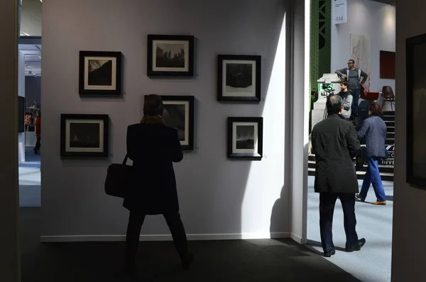 从预览艺术巴黎艺术博览会 2019 2019 巴黎艺术馆将汇集来自20个国家的150个现代和当代艺术画廊 在宏伟的大皇宫 — 图库照片