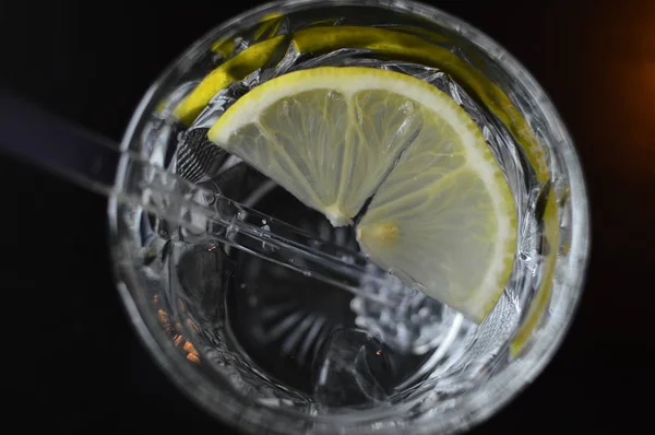 Glass of Water and wine — Stock Photo, Image