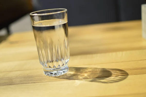 Bicchiere di acqua e vino — Foto Stock