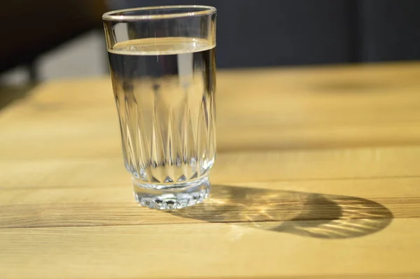 Bicchiere di acqua e vino — Foto Stock