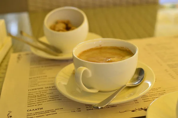 Café y té con dulces —  Fotos de Stock