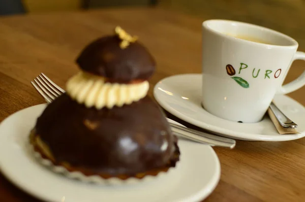 Café y té con dulces —  Fotos de Stock