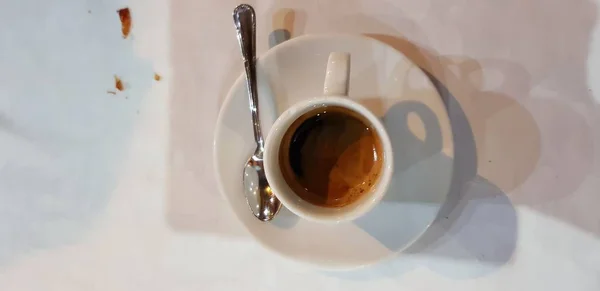 Caffè e tè con dolci — Foto Stock