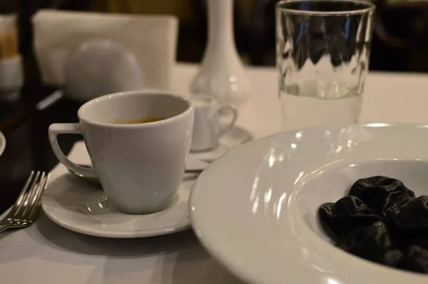 Café y té con dulces —  Fotos de Stock