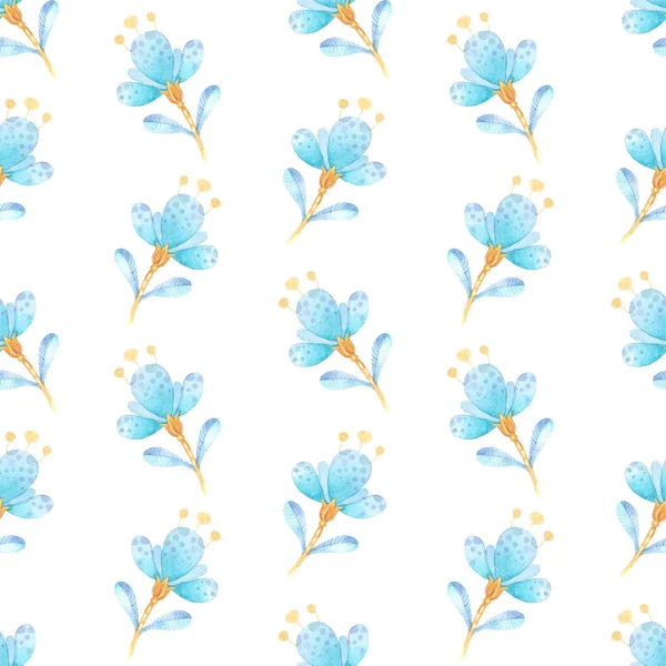 Patroon Met Decoratieve Bloemen — Stockfoto