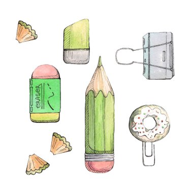 Kırtasiye 2 ile suluboya seti