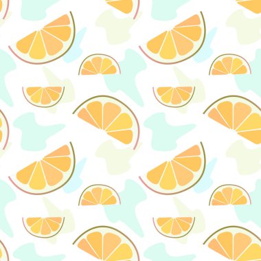 portakal ile dikişsiz desen 3