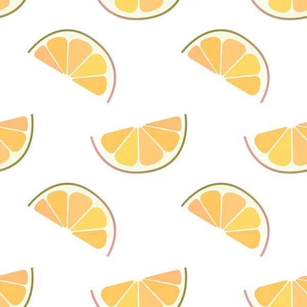 Patrón Sin Costuras Con Naranjas — Vector de stock