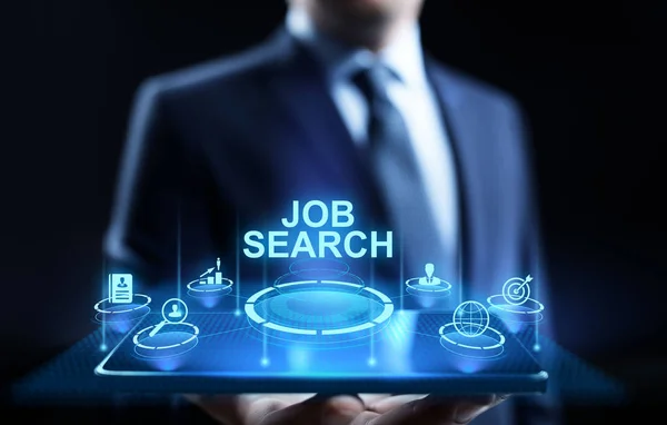 Job search hiring recruitment send CV resume business concept. — Stock Photo, Image