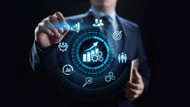 Akıllı KPI Performans Analizi İş Endüstriyel Teknoloji Konseptini Geliştirir.