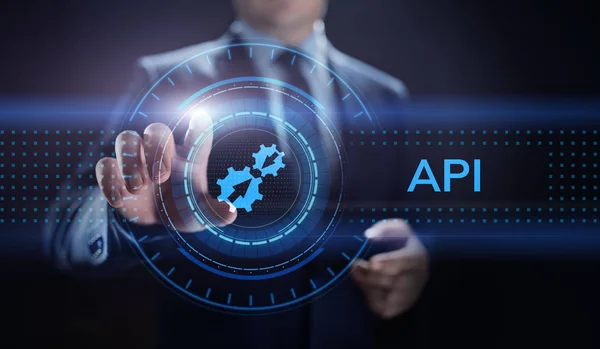 API Application Programming Interface Development technology concept. — Stock Photo, Image