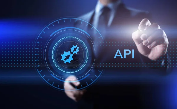 API Application Programming Interface Development technology concept. — Stock Photo, Image