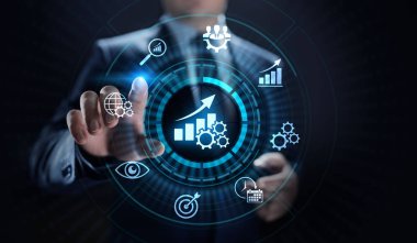 KPI anahtar performans göstergesi optimizasyon iş ve sanayi sürecini artırdı.