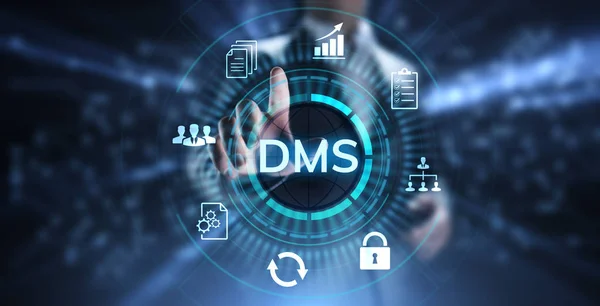 Gestione dei documenti DMS System Gestione dei diritti digitali. — Foto Stock