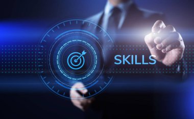 Yetenek Eğitimi Öğrenme Kişisel Gelişim Yetkinliği İş Konsepti.