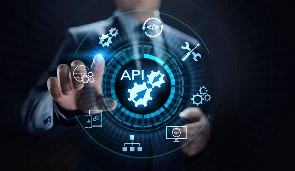 API Application Programming Interface Development technology concept. — Stock Photo, Image