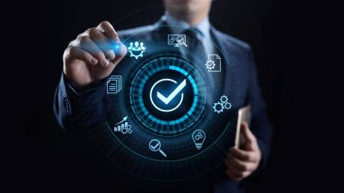 Standartlar Kalite Güvencesi Kontrol Standardı ve Sertifika Konsepti.