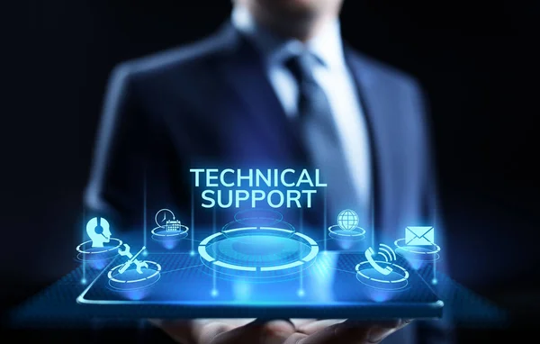 Wsparcie techniczne Obsługa klienta gwarantuje koncepcję zapewnienia jakości. — Zdjęcie stockowe