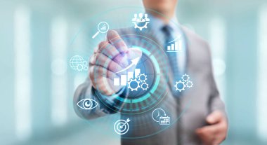 KPI anahtar performans göstergesi optimizasyon iş ve sanayi sürecini artırdı.