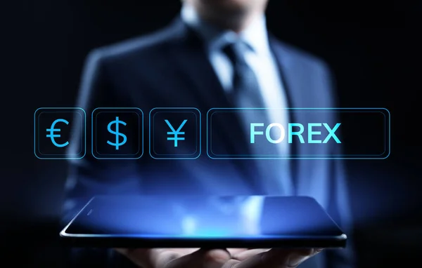 Forex kurs wymiany walut koncepcja biznesu inwestycji internetowych. — Zdjęcie stockowe