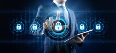 Siber güvenlik veri koruması bilgi gizliliği internet teknolojisi kavramı