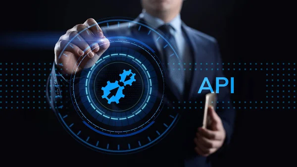 API Application Programming Interface Development technology concept. — Stock Photo, Image