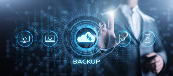 Backup Software Application Database internet technology concept. — Stock Photo, Image