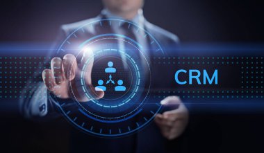 CRM - Müşteri İlişkileri Yönetimi. Girişim İletişim ve planlama yazılım kavramı.