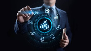 KPI anahtar performans göstergesi optimizasyon iş ve sanayi sürecini artırdı.