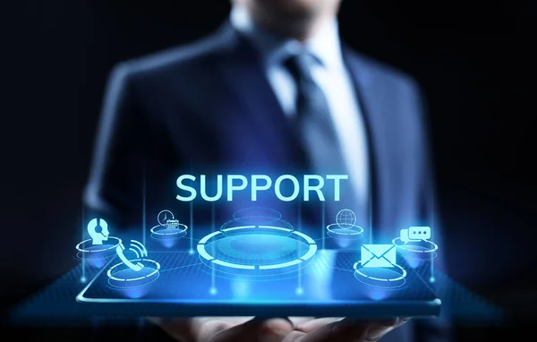 Supporto Servizio clienti Garanzia della qualità Business Technology concept. — Foto Stock