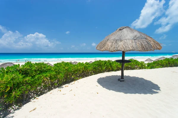 Praia Cancún Dia Ensolarado México — Fotografia de Stock