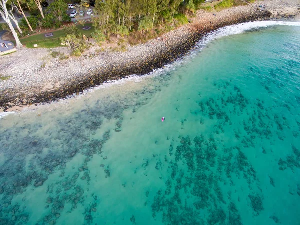 Noosa Bir Havadan Görünümü Üzerinde Queenslands Sunshine Coast Avustralya — Stok fotoğraf